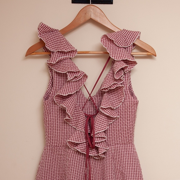 WAYF Asymmetrical Ruffle Dress - Picture 6 of 8